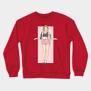 Idol In Pink Outfit Crewneck Sweatshirt